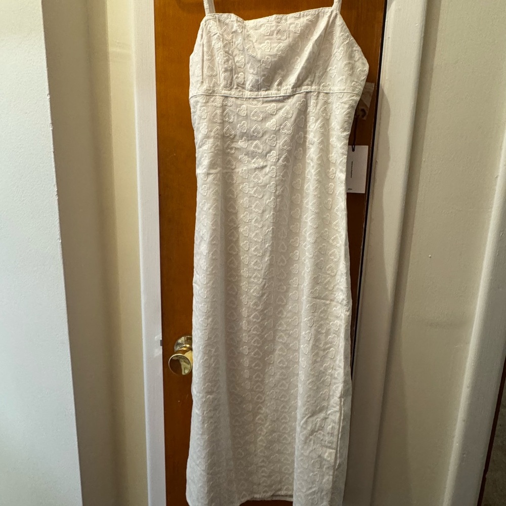 White Strapless Dress